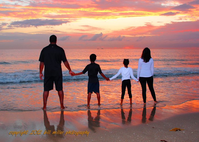 Miami family portraits by Bill Miller Photography