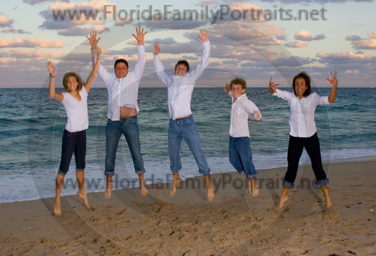 Florida family vacation portraits