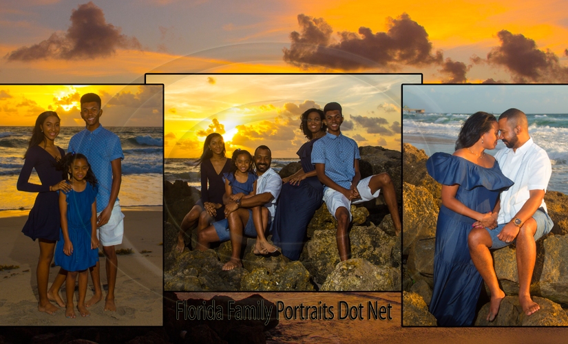 Florida family vacation beach portraits Summer 2019