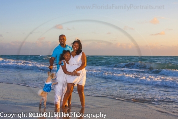 Florida family vacation portraits on Florida beaches