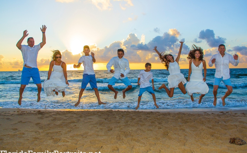 Miami Fort Lauderdale family portraits by Bill Miller Photography