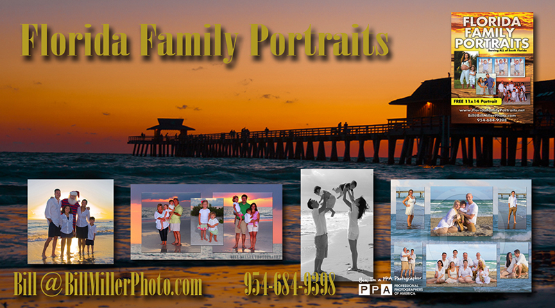 Miami Fort Lauderdale Florida family vacation portrait photography by Bill Miller Photography.