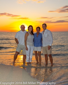 Miami Fort Lauderdale family beach portraits by Bill Miller Photography
